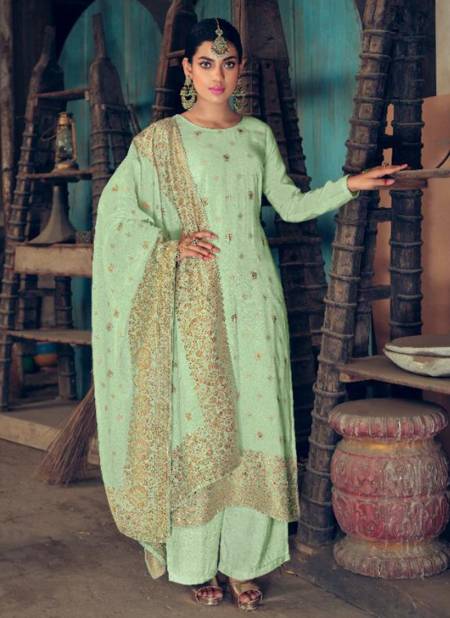 Pista Colour KARMA SAAZ VOL 2 Designer Festive Wear Silk Jacquard Worked salwar Suit Collection 2238